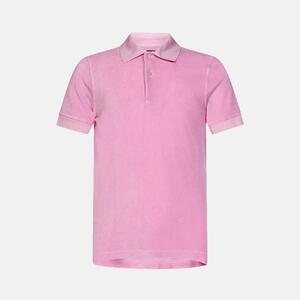 (남성) 톰포드 테리코튼 라이트 핑크 폴로 티셔츠 JPS003 JMC010S23 DP252